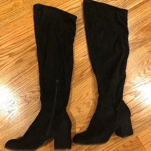Christian Siriano over the knee boots